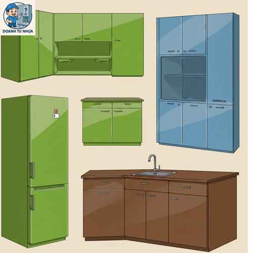 Cách chọn màu sắc tủ nhựa cho người mệnh Mộc