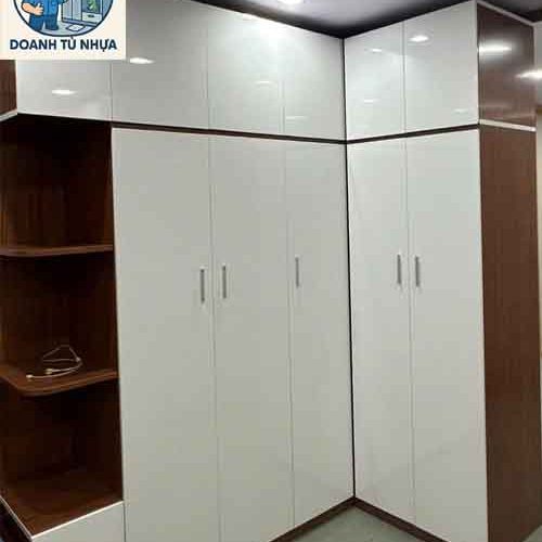 Cách thiết kế và bài trí tủ nhựa chữ L trong phòng ngủ