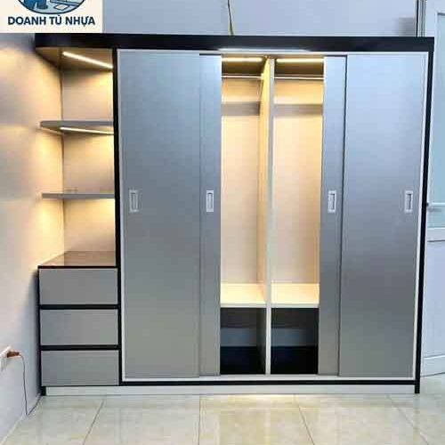 Chất liệu nhựa và độ bền ảnh hưởng đến giá tủ