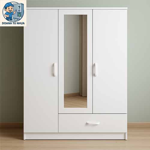 Ưu nhược điểm của tủ nhựa quần áo 3 cánh