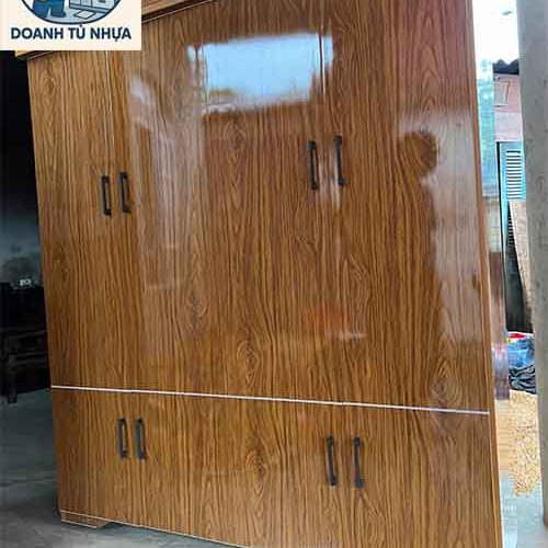 lắp đặt tủ nhựa giả gỗ Hà Nội