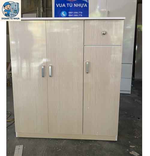 tủ nhựa quần áo mini có khóa