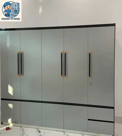 tủ nhựa quần áo người lớn 5 cánh