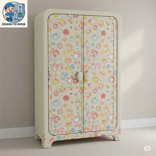 tủ nhựa quần áo trẻ em 2 cánh