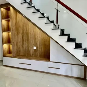 Mẫu tủ gầm cầu thang phòng khách bằng nhựa Zukoplast HĐ-TCT09