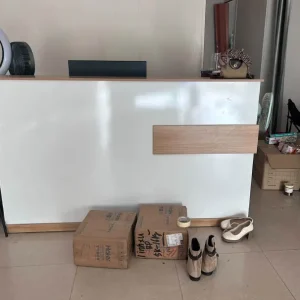 Quầy lễ tân shop quần áo nhựa Ecoplast HĐ-QLT08