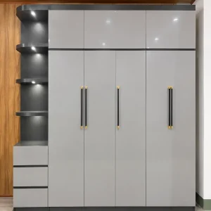 Tủ nhựa quần áo Zukoplast 5 cánh 1 kệ kịch trần HĐ-TAZ02