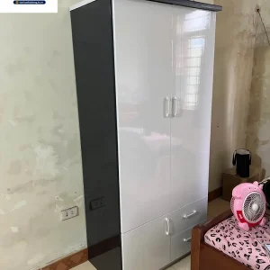 Tủ nhựa quần áo 2 cánh 3 ngăn kéo nhựa Đài Loan Chin Huei tiêu chuẩn HĐ–TA09