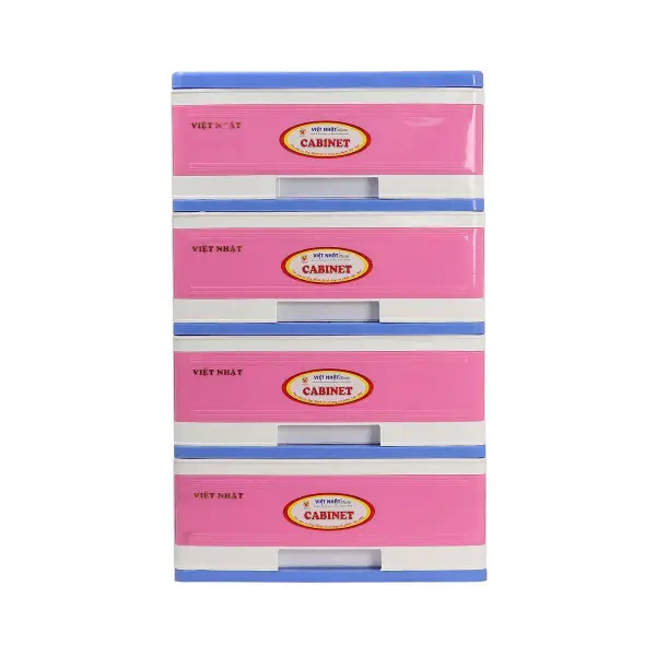 Tủ nhựa kiểu Việt Nhật 4 tầng 3804