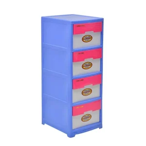 Tủ nhựa quần áo Bít Song Long 4 tầng nhiều màu sắc