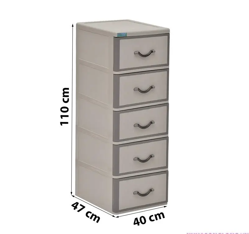 Tủ nhựa quần áo Song Long T222 5 tầng