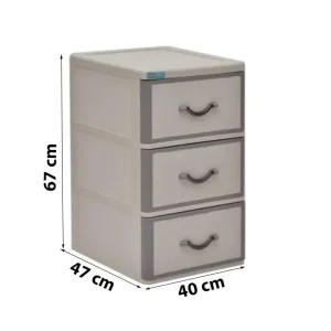 Alternative view of Tủ nhựa quần áo T222 Song Long 3 tầng nhiều màu sắc