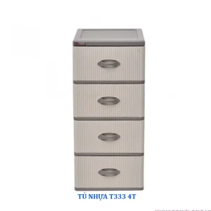 Tủ nhựa quần áo T333 Song Long 4 tầng