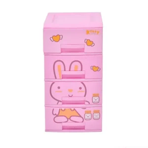 Tủ nhựa trẻ em Song Long Kitty 4 tầng nhiều màu sắc