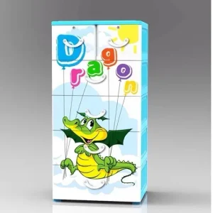 Tủ nhựa trẻ em cute Đại Đồng Tiến Nice T1220 Rồng thả bóng