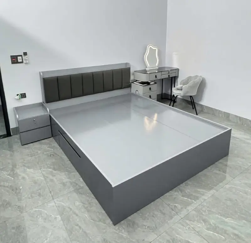 Giường ngủ master 2m2 x 2m nhựa Zukoplast GZK04