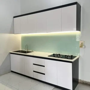 Tủ bếp nhựa Ecoplast đơn giản HĐ - TBE11