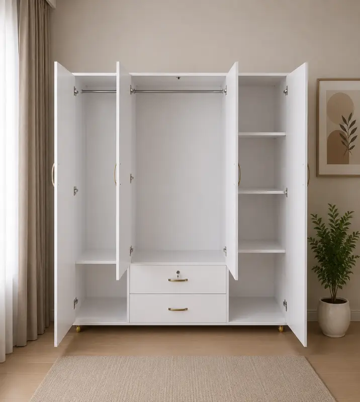 Tủ nhựa quần áo 4 cánh Chin Huei HĐ – TA43