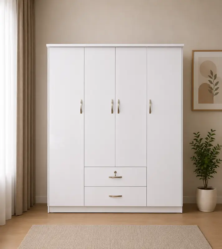 Tủ nhựa quần áo 4 cánh Chin Huei HĐ – TA43