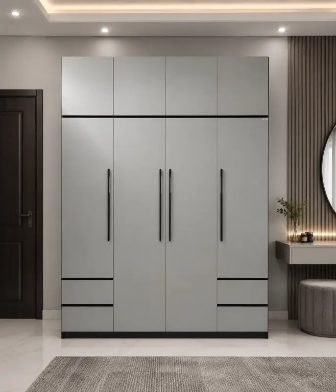 Tủ nhựa quần áo 4 cánh Chin Huei HĐ – TA53