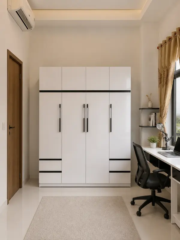 Tủ nhựa quần áo 4 cánh hiện đại Chin Huei Plus HĐ - TC11