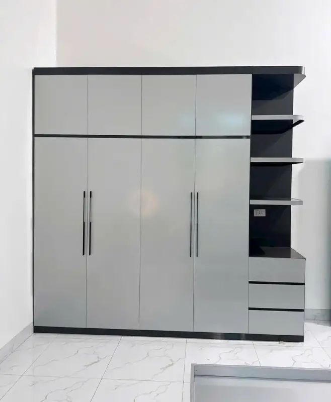 Tủ nhựa quần áo Vincoplast 4 cánh tối giản HĐ - TAV06