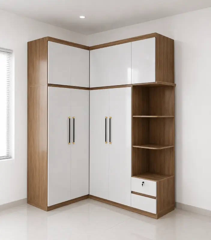 Tủ nhựa quần áo Zukoplast chữ L hiện đại HĐ - TAZ05