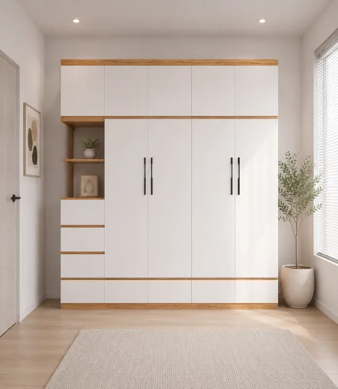 Tủ quần áo nhựa 4 cánh Chin Huei HĐ - TA407
