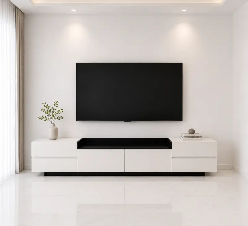 Kệ tivi nhựa Ecoplast đơn giản HĐ-KTE16