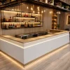 Quầy bar pha chế chữ U nhựa Ecoplast HĐ-QPC08