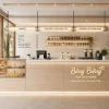 Quầy pha chế cafe chữ I nhựa Ecoplast HĐ-QPC03