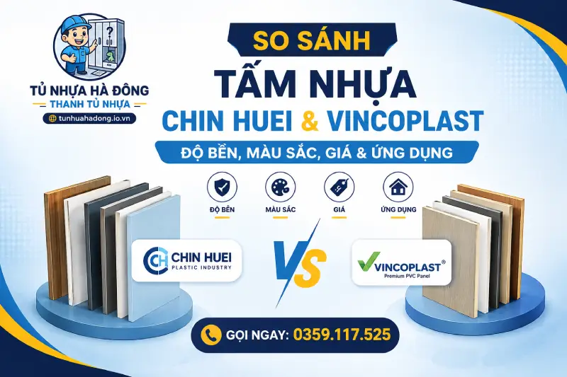 So Sánh Tấm Nhựa Đài Loan Chin Huei Và Vincoplast