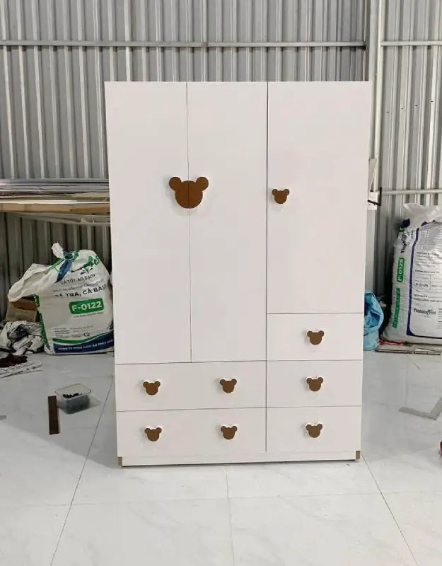 Tủ nhựa Zukoplast cho trẻ sơ sinh 3 cánh nhiều ngăn kéo HĐ-TEZ04