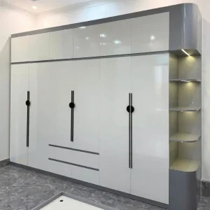 Tủ nhựa quần áo Ecoplast 6 cánh mở 1 kệ kịch trần HĐ-TAEC10