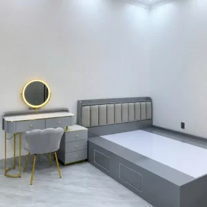 Giường Nhựa Chin Huei Plus Đầu Giường Bọc Nệm HĐ-GNCH04