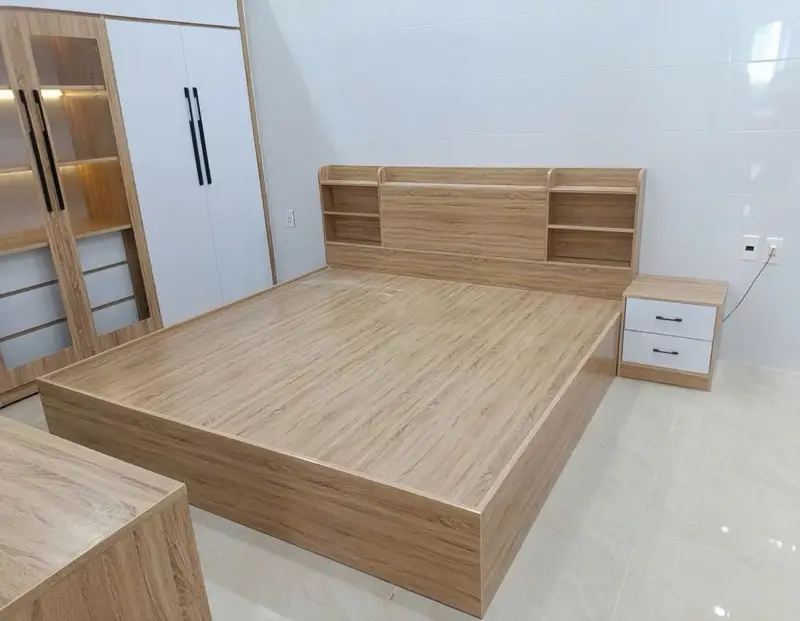 Các Mẫu Giường Nhựa Đài Loan Chin Huei Plus Giả Gỗ