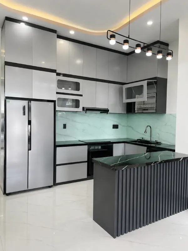 Các Mẫu Tủ Bếp Nhựa Chin Huei Plus Kịch Trần