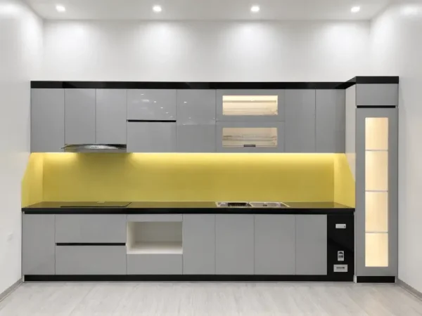 Cấu Tạo, Kích Thước & Báo Giá Tủ Bếp Nhựa Vincoplast Chữ I