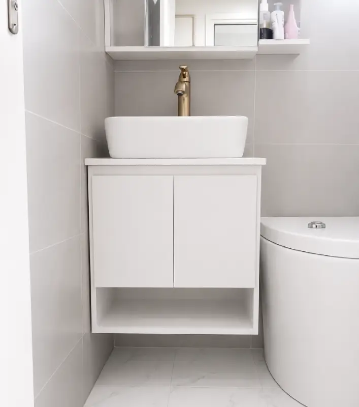 Xưởng đóng lắp tủ lavabo nhựa theo yêu cầu tại Hà Nội