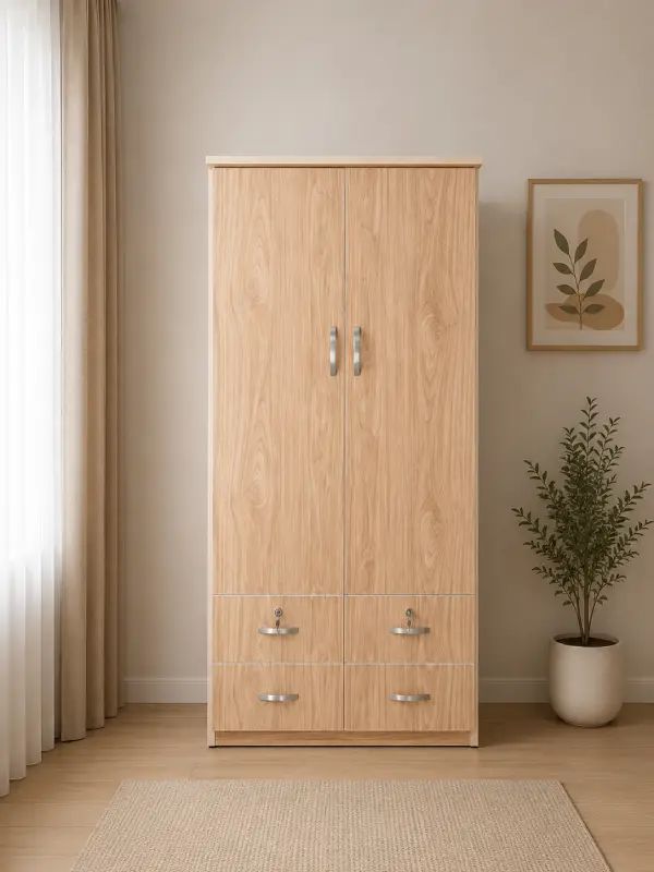 Xưởng sản xuất tủ quần áo nhựa Chin Huei 2 cánh theo yêu cầu tại Hà Nội