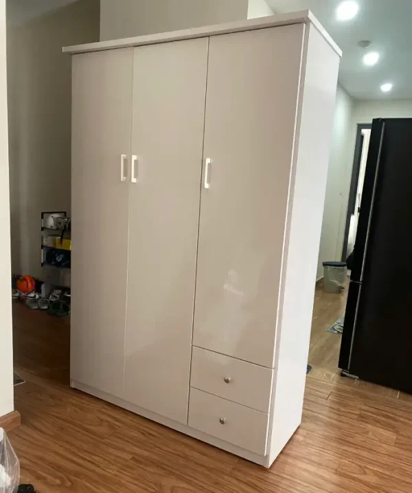 Các kích thước tủ quần áo nhựa Đài Loan 3 cánh