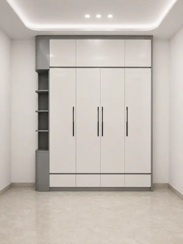 Các mẫu tủ quần áo nhựa Zukoplast màu trắng đẹp sang trọng