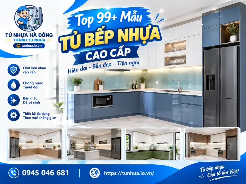 Tủ bếp nhựa