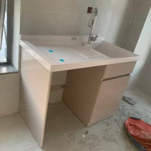 Tủ che máy giặt liền bồn rửa bát nhựa Zukoplast HĐ-TMG03