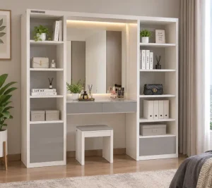 Tủ đựng túi xách có bàn trang điểm bằng nhựa Chin Huei 2.0 plus HĐ-TTX03