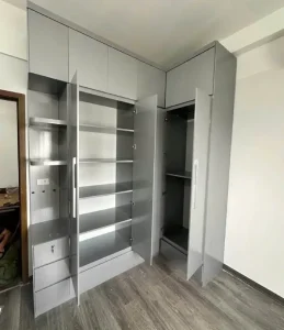 Tủ quần áo chữ L 2 x 3 cánh 1 kệ nhựa Chin Huei 2.0 plus HĐ-TAL05