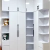 Tủ quần áo chữ L 4 cánh 2 kệ vát xéo kịch trần nhựa Chin Huei 2.0 plus HĐ-TAL04